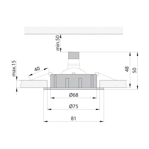 HALOGÉNOVÁ LAMPA STRIEBORNÁ + GU10 LED 5W