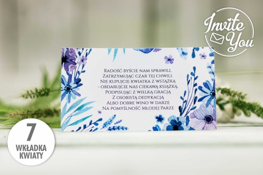 Svadobné oznámenia ZSK7 Flowers + príloha ZDARMA