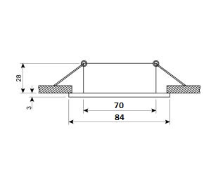 Halogénová lampa GU10 + LED 3,2W Tepl