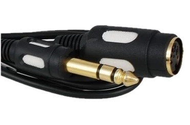 Kábel DIN zásuvka 5p - Jack 6,3 stereo 1,5 m (4514)