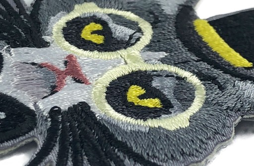 Nášivka CAT TERMO, nažehľovacia mačacia tvár, 6 cm