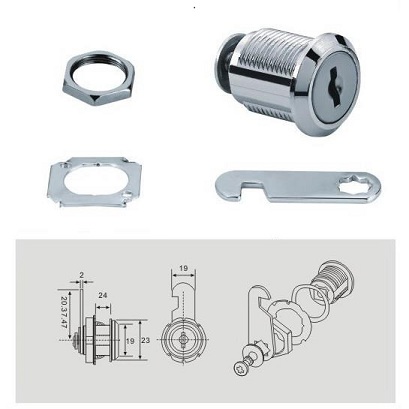 KAZETOVÝ ZÁMEK PRE KAZETY LISTOVÝCH SCHRÁNKOV 30 mm