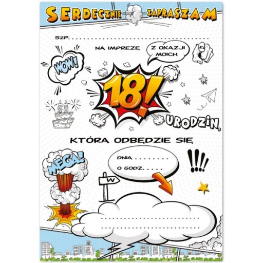 Pozvánky k 18. narodeninám, 2 kusy