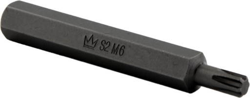 KONCOVÝ BIT 10MM RIBE 6 x 75MM S2 6X75 HEXAGON
