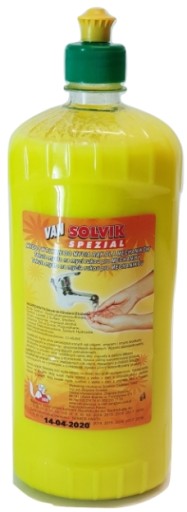 VAN SOLVIK SPEZIAL Poľské dobré citrónové mydlo pre mechanikov, 1l fľaša
