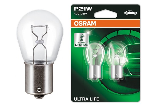 OSRAM P21W ULTRA LIFE žiarovka 4 roky záruka