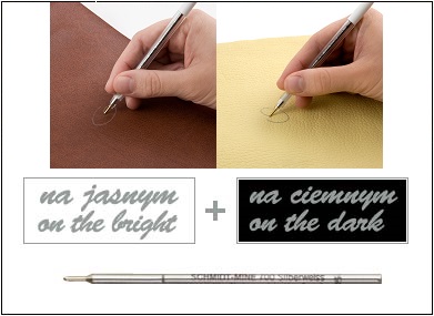 Náhradná strieborná vložka pre kožené pero (717)