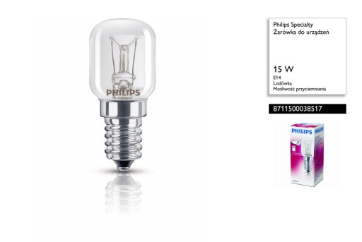Žiarovka do chladničky 15W PHILIPS 8711500038517