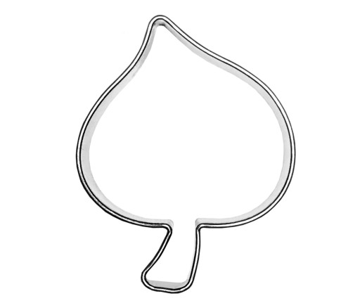 Formička LIMP LEAF 4,5 cm, vykrajovačka
