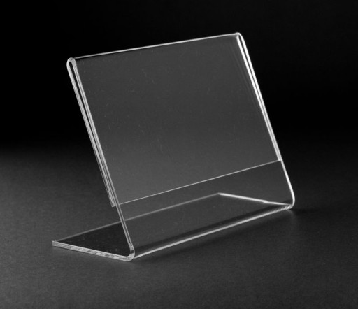 CENNÍK POPIS CENNÍKA 8x5cm (HLADINA) z PLEXI