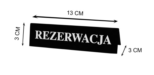 OBOJSTRANNÝ REZERVAČNÝ TANIEK, STOJAN NA STOL