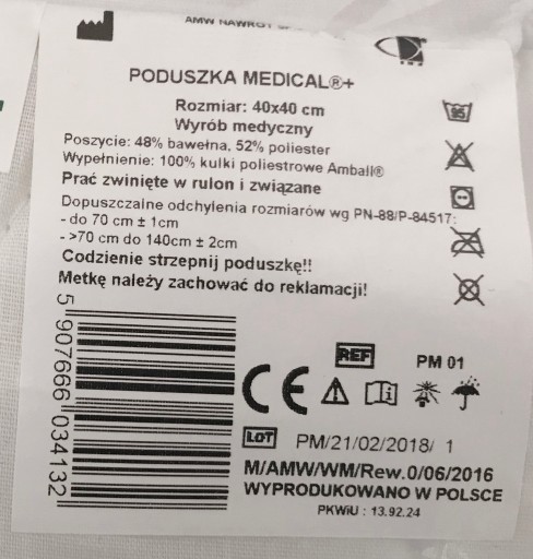 MÄKKÝ VANKÚŠ NA SPANIE PRE DIEŤA JASIEK 40x40, ANTALERGICKÝ, POHODLNÝ