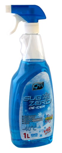 Q11 ROZMRAZOVAČ OKIEN AUTA DE ICER NANO 1L ROZMRAZUJE ĽAD A NÁMRAZU