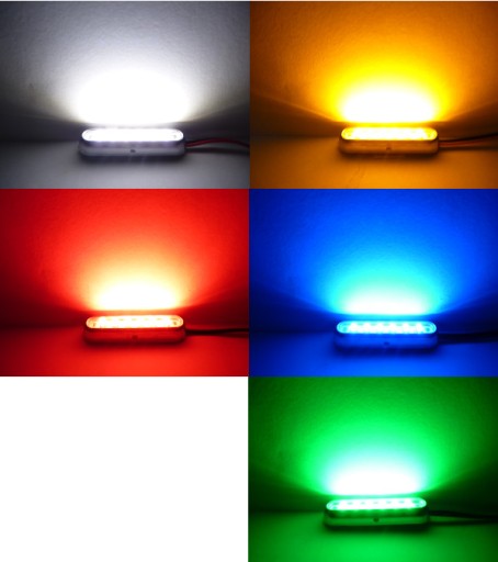 TUNING LED LAMP 6 SMD motorová kolobežka obrys 12V 24V