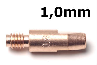 Kontaktný hrot MB25 MB36 drôt 1,0 M6 HLINÍK