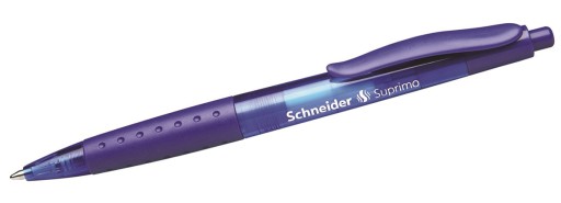 Schneider Suprimo M výsuvné guľôčkové pero, modré