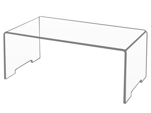 PLEXI STOJAN NA OBUV STOJAN NA OBUV v-10cm