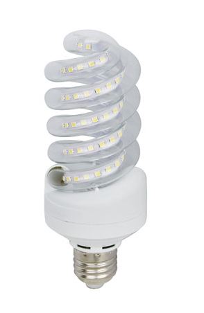 CORN SPIRALA E27 LED žiarovka 13W = 120W studená 6500K