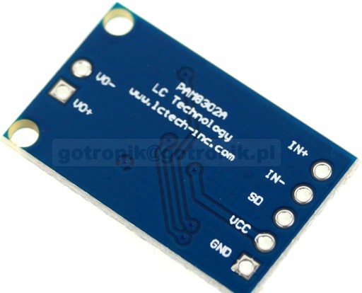 Modul audio zosilňovača PAM8302_______LCT-214