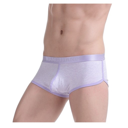 SEXY PÁNSKE BOXERKY MELANGE, FIALOVÁ L