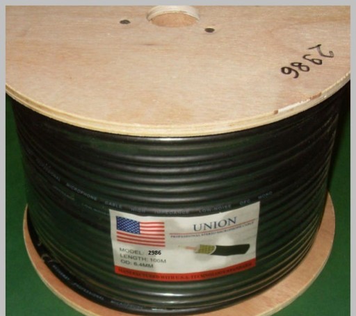 MONO mikrofónový kábel 6,5 mm USA (2986)