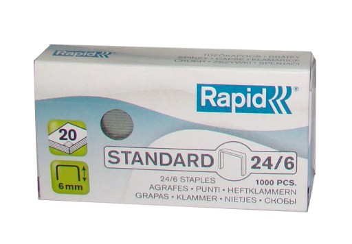 RAPID Štandardné 24/6 1M sponky 24855600