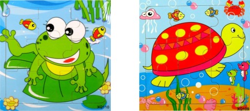 NÁUČNÉ DREVENÉ HÁDANKA 9 kusov MEGA VÝBER