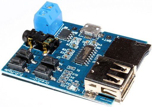 USB MICRO SD MP3 PREHRÁVAČ MODULU ARDUINO FV