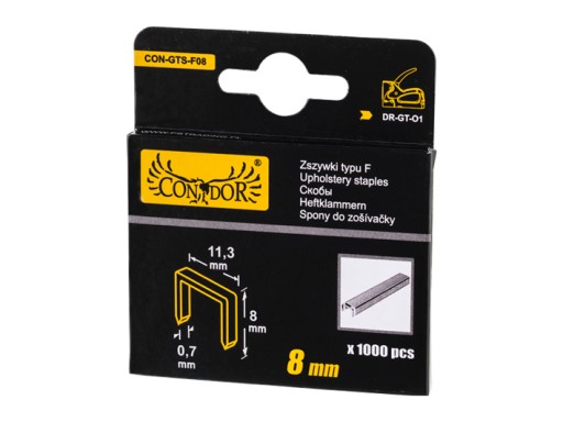 Sponky 8 mm / 1000 ks.