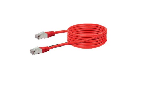 RJ45 CAT5E POČÍTAČOVÝ SIEŤOVÝ KÁBEL 10M ČERVENÝ