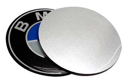 Silikónová nálepka na 60 mm kryty BMW