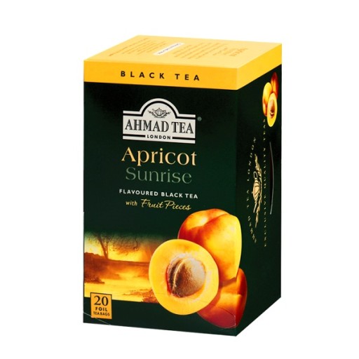 Ahmad Tea London Apricot 20 vrecúšok v obálkach
