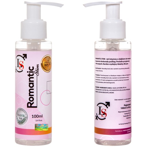 ROMANTIC STIM 100ml MASÁŽNY OLEJ A lubrikant W