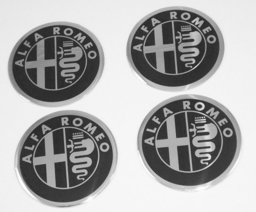 ALFA ROMEO 60mm - emblémy, nálepky, HUBCAPS, RÁFKY