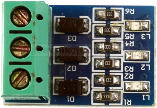 Modul na testovanie správnosti fázového pripojenia__LCT-185