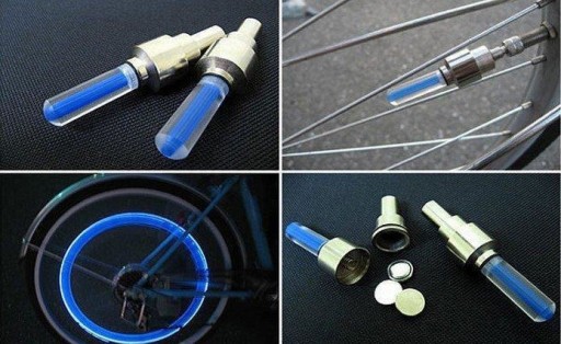 ŽIARIVÉ FAREBNÉ NEÓNOVÉ VETRACIE BICYKLE, DLHÉ LED