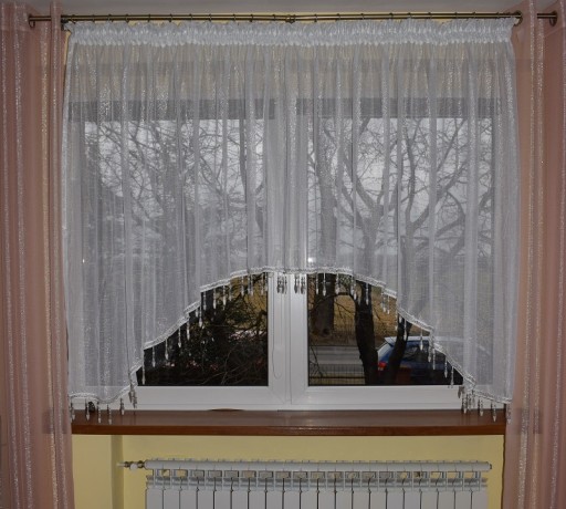 FROST Záclonová bielizeň, lesklá BATHISTE, mrazená