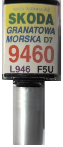 SKODA 9463 8X F5W MODRA RACE FARBA TESTOVACIA ARA
