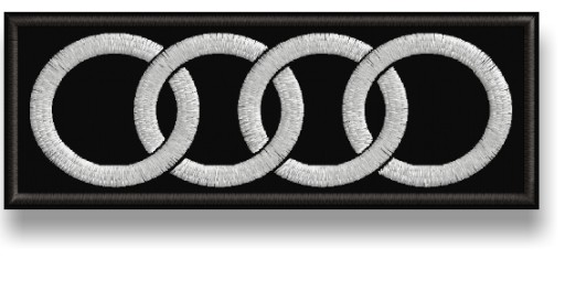 Audi - Thermo nášivka Vyšívaná nažehľovačka