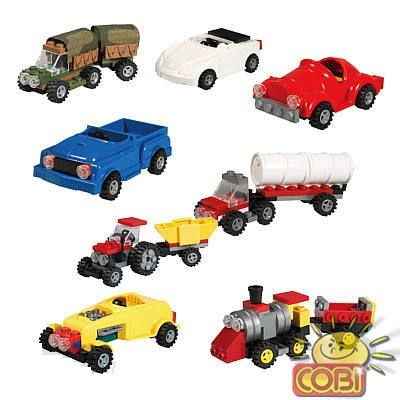 COBI CREATIVE BLOCKS AUTOTRAKTORY SÉRIE 1