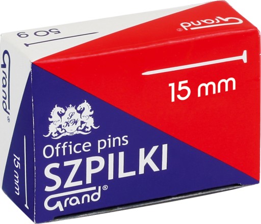Krátke kovové špendlíky 15mm 50g na polystyrén, univerzálne krajčírstvo