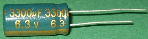 LOW ESR kondenzátor 3300uF 6,3V sada 10 ks (0073