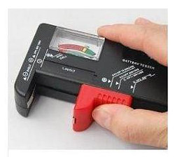 Batéria Tester Meter AA AAA R9 R14 R20 tablety