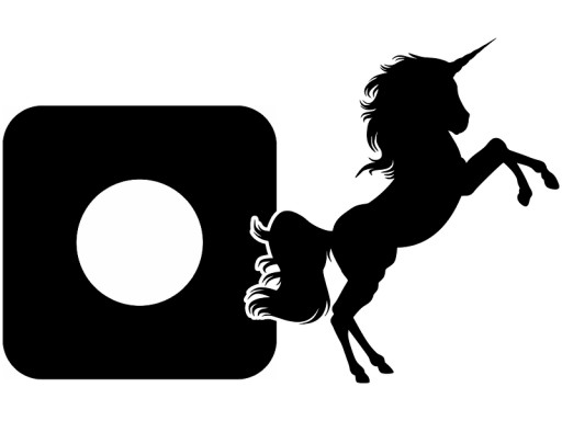 NÁLEPKA pod kontaktnú zásuvku SWITCH UNICORN pre dievčatko