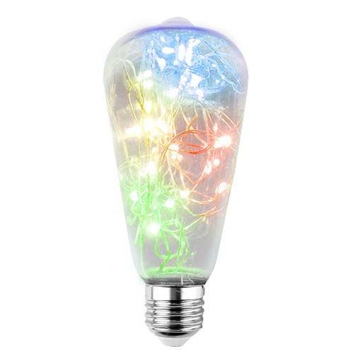 Dekoratívna LED žiarovka FUTURA ST64 E27 RGB