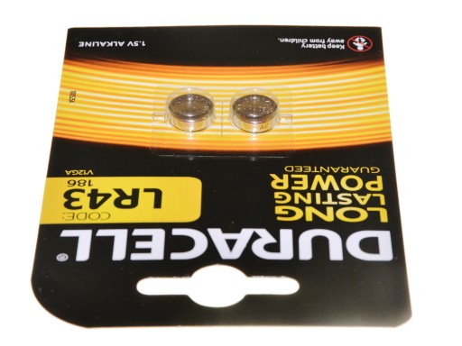 Duracell Batéria pre Zenit LR43 1,5V 2x alkalická
