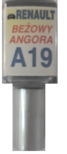 RENAULT A19 BÉŽOVÁ ANGORA LAK ŠKRABANÝ DOTYK