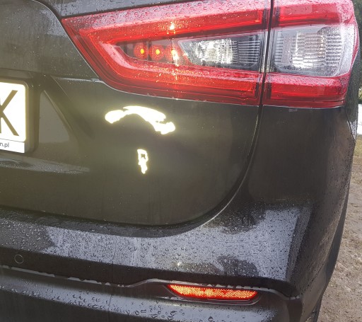 Nálepka na auto Parašutista reflexná!