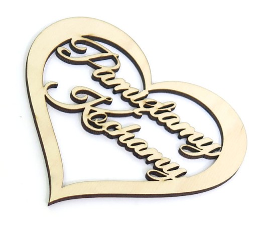 HEART DEKOR LIST We Remember We Love 13x13cm RZ48