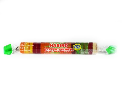 Haribo Mega Roulette želé ovocné kvapky 1ks 45g